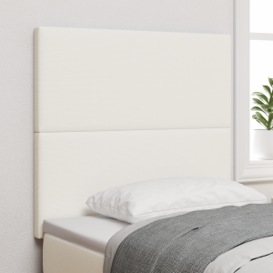 vidaXL LED Hoofdbord Crème - 80 cm Corduroy Stof