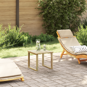 vidaXL Tafel Naturel 40 x 40 x 36 cm Geïmpregneerd grenenhout