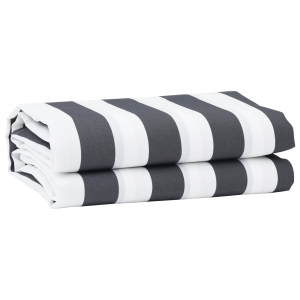 vidaXL Ligbed Vervangende Stof Antraciet en Wit 3 x 2 m