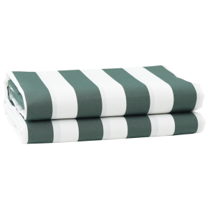 vidaXL Ligbed Vervangstof Groen en Wit 10x1.6 m