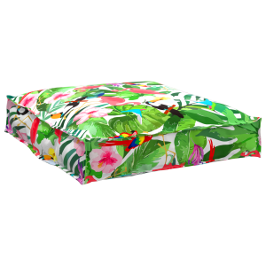 vidaXL Ligbedkussen Tropisch Dschungel 70x70x12 cm Oxford Stof