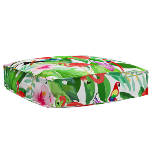 vidaXL Ligbedkussen Tropische Jungle 60 x 60 x 12 cm Oxford Stof