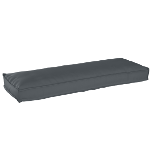 vidaXL Ligbedkussen voor Bank Antraciet 120x40x8 cm Oxford Stof