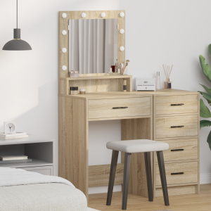 vidaXL Plafondtafel Sonoma Eiken 50 x 41 x 135 cm Bewerkt hout