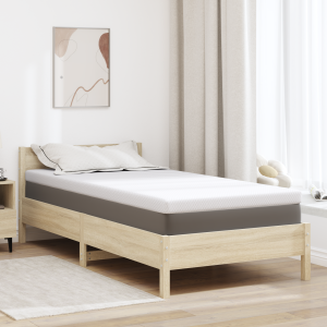 vidaXL Matraspads Wit 90 x 200 cm 100% polyester jacquard stof