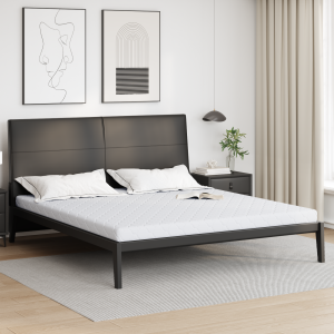 vidaXL Matrassen Wit 200 x 200 cm 100% polyester stof