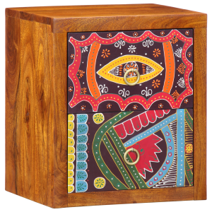 vidaXL Nachtkastje 35x30x40 cm massief acaciahout