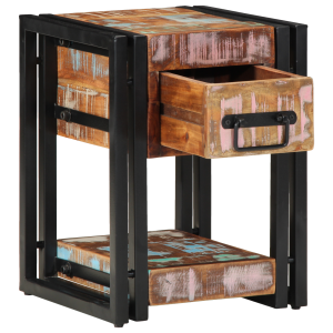vidaXL Nachtkastje 40x40x40 cm van gerecycled massief hout