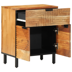 vidaXL Bed kast Bruin 50 x 33 x 60 cm Massief Acaciahout