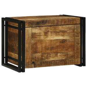 vidaXL Opbergbak 60x40x41 cm Massief Ruw Mangohout