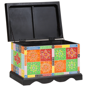 vidaXL Opbergdoos 60x40x40 cm van Massief Mango Hout