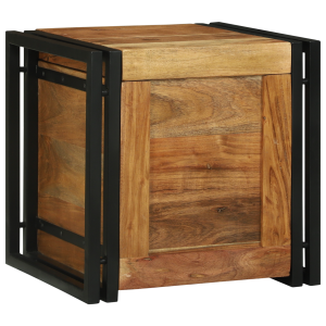 vidaXL Opbergkisten Bruin 40 x 40 x 40 cm Massief acaciahout
