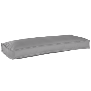 vidaXL Palletkussen bank 100x40x8 cm oxford stof grijs