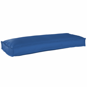 vidaXL Palletkussen bank 100x40x8 cm oxford stof koningsblauw