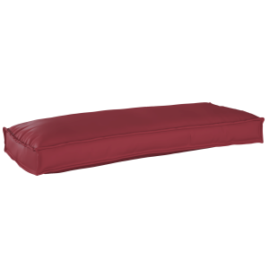 vidaXL Palletkussen bank 100x40x8 cm oxford stof wijnrood
