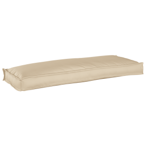 vidaXL Palletkussen bank 110x40x8 cm oxford stof beige