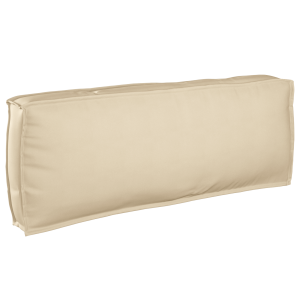 vidaXL Palletkussen rugleuning 120x40x12 cm oxford stof beige