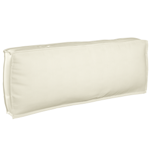 vidaXL Palletkussen rugleuning 120x40x12 cm oxford stof crèmekleurig