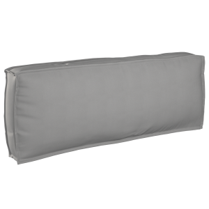 vidaXL Palletkussen rugleuning 120x40x12 cm oxford stof grijs