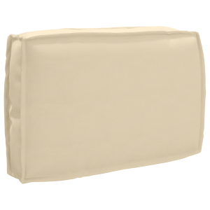 vidaXL Palletkussen rugleuning 60x40x12 cm oxford stof beige
