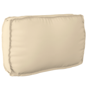 vidaXL Palletkussen rugleuning 70x40x12 cm oxford stof beige