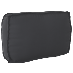 vidaXL Palletkussen rugleuning 70x40x12 cm oxford stof zwart