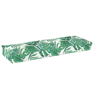 vidaXL Palletkussen voor Bank Bladpatroon 120x40x8 cm Oxford Stof