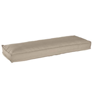 vidaXL Palletkussen voor Bank Taupe 120x40x8 cm Oxford Stof