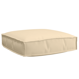 vidaXL Palletkussen zitting 60x60x12 cm oxford stof beige