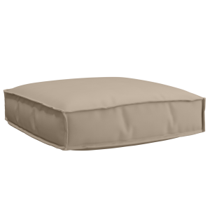 vidaXL Palletkussen zitting 60x60x12 cm oxford stof taupe