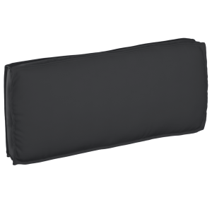 vidaXL Palletkussen zitting/rug 120x50x12 cm oxford stof zwart