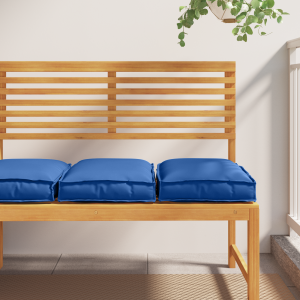 vidaXL Palletkussens 2 st zitting 40x40x8 cm oxford stof koningsblauw