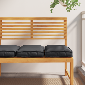 vidaXL Palletkussens 2 st zitting 40x40x8 cm oxford stof zwart