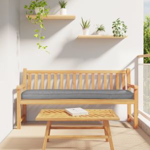 vidaXL Palletkussens voor Bank 2 stuks Grijs 200x40x8 cm Oxford Stof