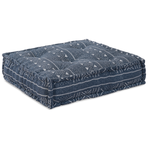 vidaXL Poef modulair 70x70x54 cm stof indigo