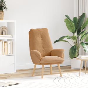 vidaXL Relaxstoel Beige Zacht Stof