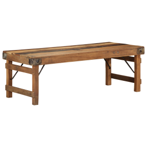 vidaXL Salontafel 110x55x40 cm Massief Gerecycled Hout