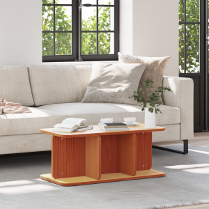 vidaXL Salontafel Wasbruin 80 x 39,5 x 33,5 cm Massief grenenhout