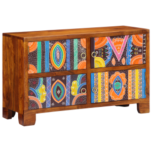 vidaXL Schoenenkast 90x35x55 cm Massief Acaciahout