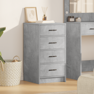 vidaXL Sideboard Betonnen Grijs 40x41x75 cm Geengineerd Hout