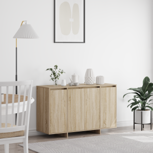 vidaXL Sideboard Sonoma Eik 120x41x75 cm Geengineerd Hout