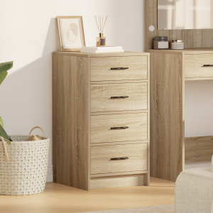 vidaXL Sideboard Sonoma Eik 40x41x75 cm Geëngineerd Hout