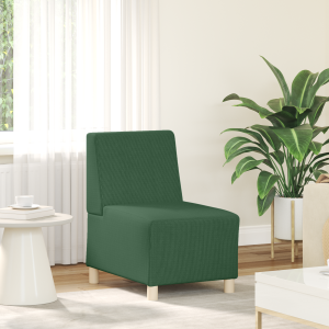 vidaXL Sofa Stoel Jungle groen 55 x 74 x 82 cm Katoenen stof