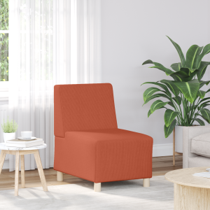 vidaXL Sofa Stoel Oranje 55 x 74 x 82 cm Katoenen stof