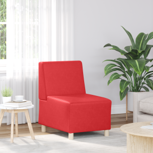 vidaXL Sofa Stoel Rood 55 x 74 x 82 cm Kunstleer