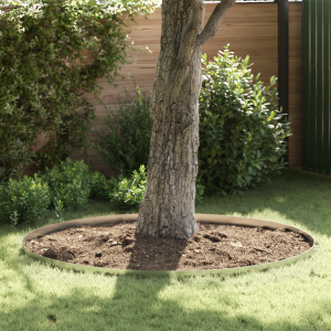 vidaXL Tuin Grasperkafwerking Zilver 450 x 10 cm Gegalvaniseerd staal