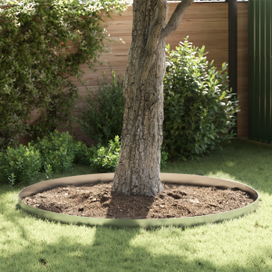 vidaXL Tuin Grasperkafwerking Zilver 450 x 15 cm Gegalvaniseerd staal
