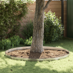 vidaXL Tuin Grasperkafwerking Zilver 450 x 15 cm Roestvrij staal