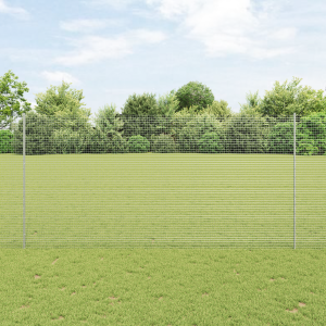 vidaXL Tuinhek Set Set van 2 Gegalvaniseerd staal 10 x 1,5 m Stevig