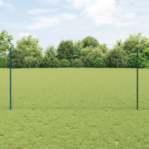 vidaXL Tuinhek Set Set van 2 Groen Metaal Groot Duurzaam Tuinhek
